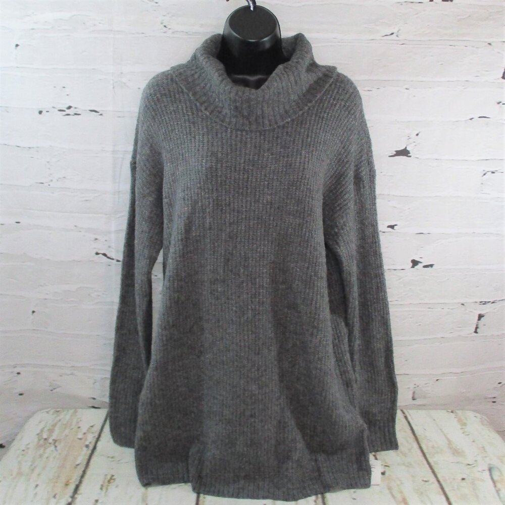 Style & Co Plus Ribbed Cowl Neck Tunic Sweater